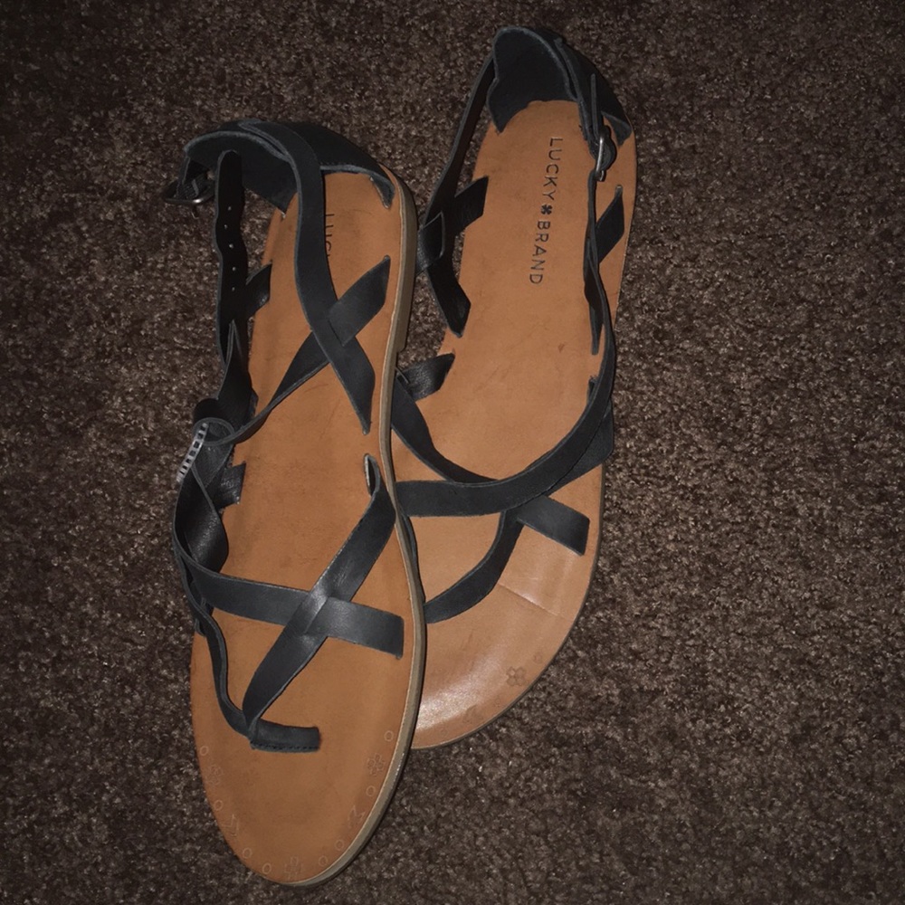 Lucky Brand blue Sandals